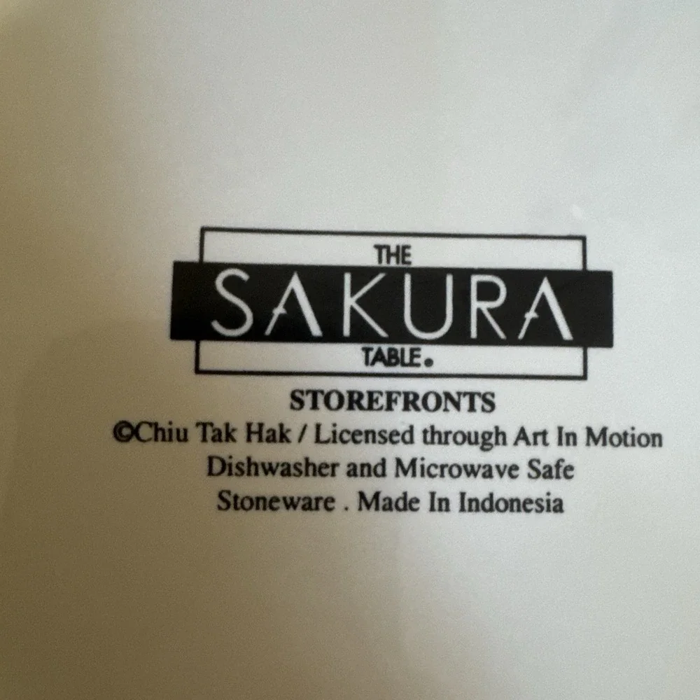 Livres Sakura French Bistro Plate By Chiu Tak Hak Art In Motion